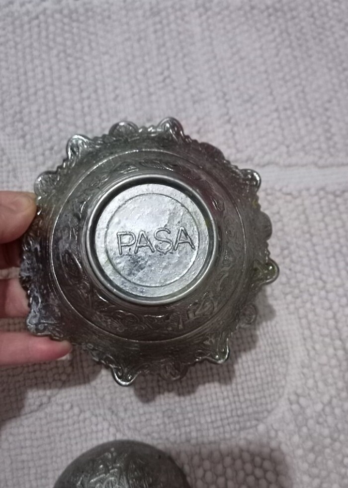 Gümüş renk şekerlik lokumluk  - Görsel 3