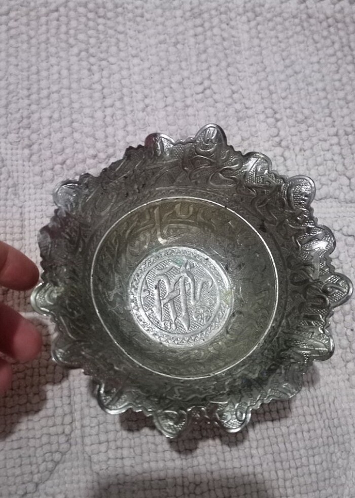 Gümüş renk şekerlik lokumluk  - Görsel 4