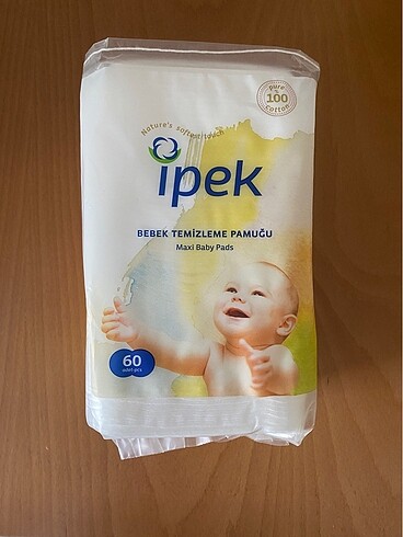 İpek bebek temizleme pamuğu