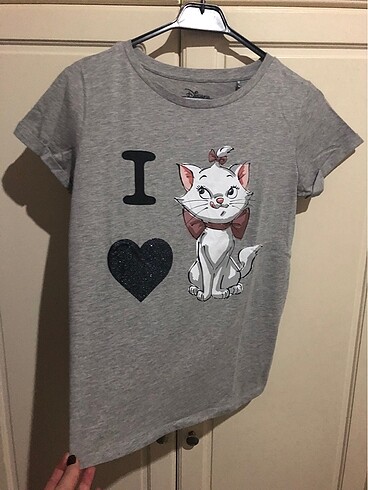 Springfield Disney lisanslı gri tshirt