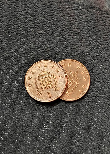 Koleksiyonluk para ONE PENNY - Görsel 2