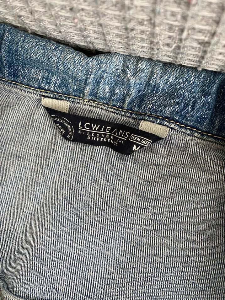 Düğmeli Kolsuz Kadın Denim Yelek - Görsel 2