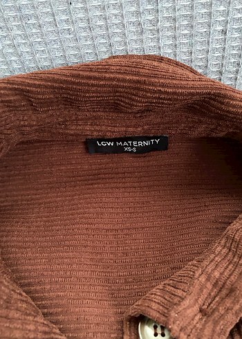 Düğmeli Kahverengi Kadın Süet Gömlek - Görsel 2