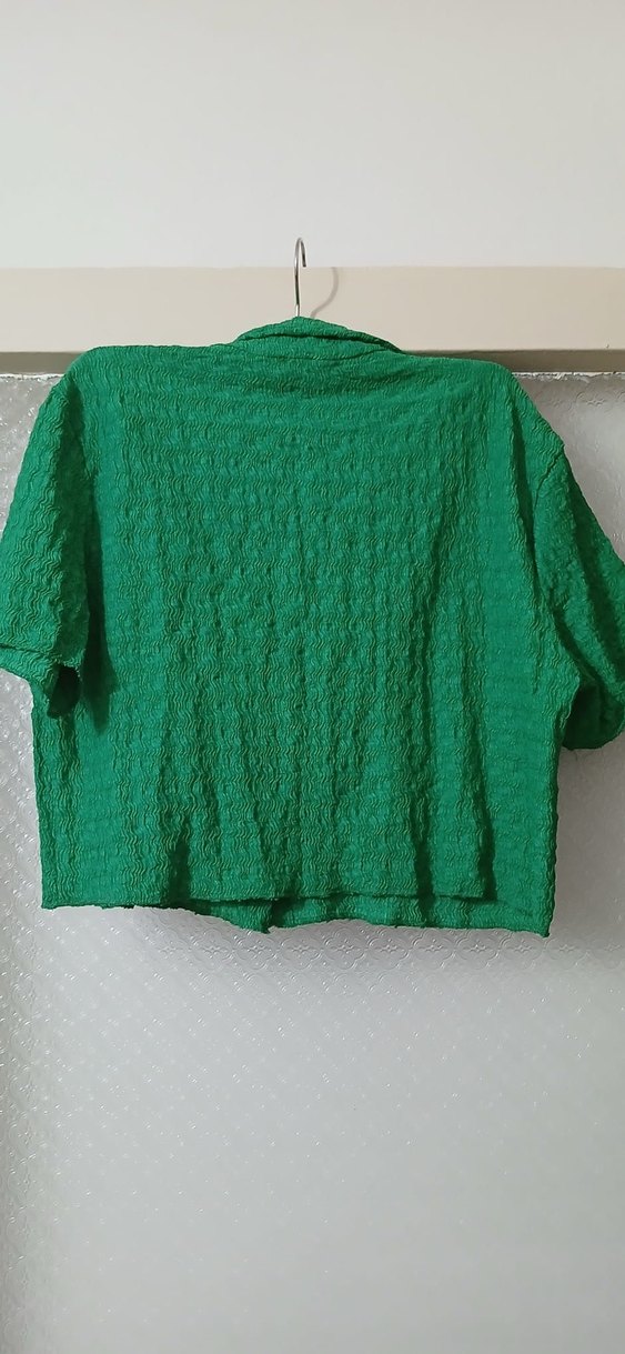 Koyu yeşil gömlek - Görsel 2