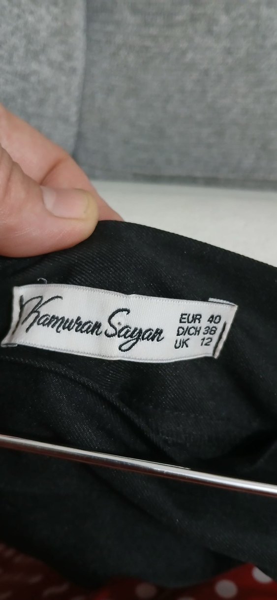 Siyah Mini Pilili Kadın Etek - Görsel 2