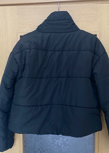 LC Waikiki Düğmeli Siyah Kadın Kışlık Ceket