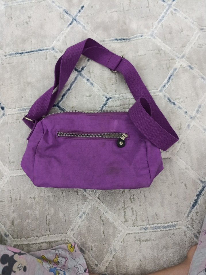 Mor Bel Detaylı Kadın Çapraz Çanta - Görsel 2
