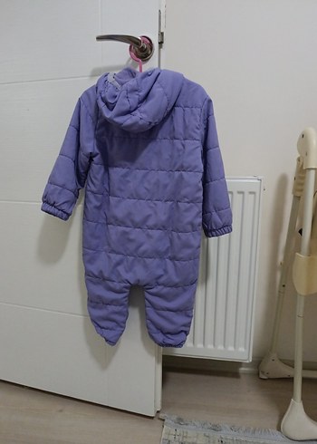 Mor Fermuarlı Bebek  Tulumu - Görsel 5