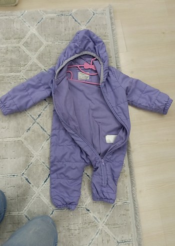 Mor Fermuarlı Bebek  Tulumu - Görsel 7