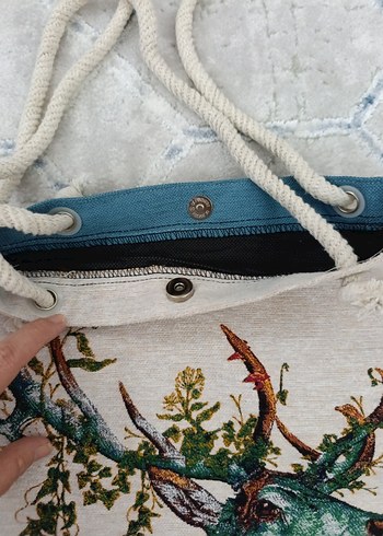 Bohem Tarzı Baskılı Kadın Omuz Çantası - Görsel 5