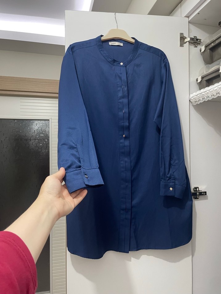 Allday marka Lacivert gömlek - Görsel 2