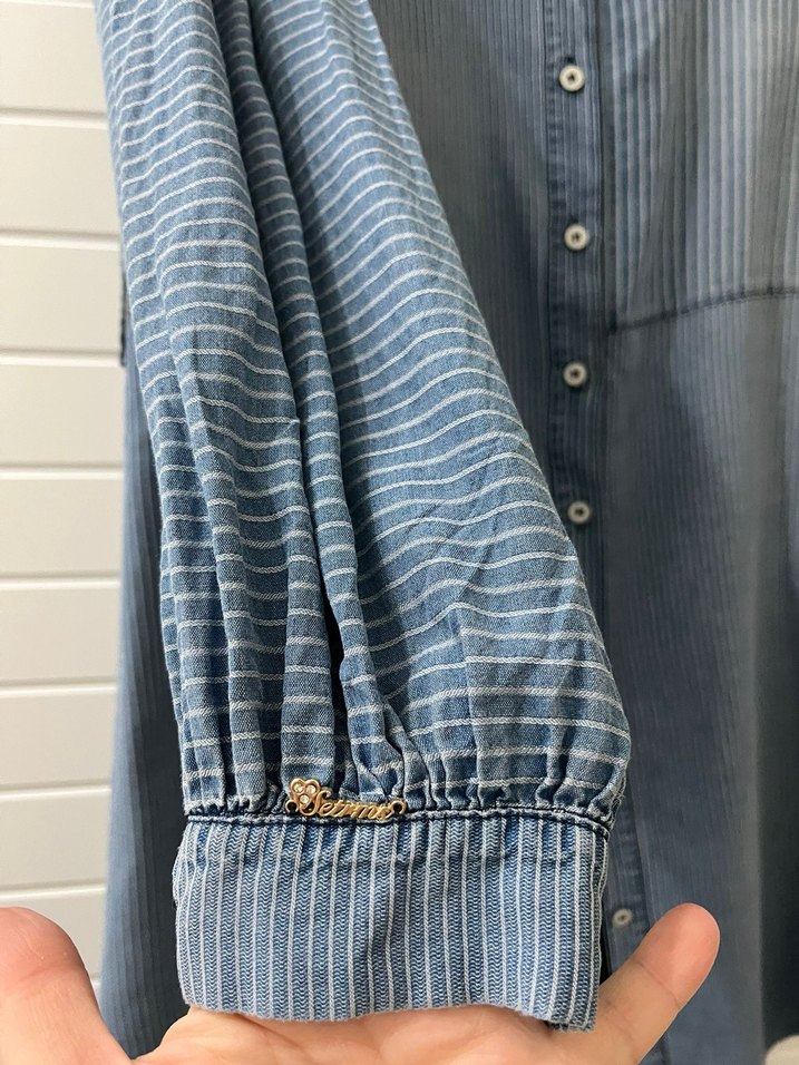 Setrms marka çizgili gömlek - Görsel 2