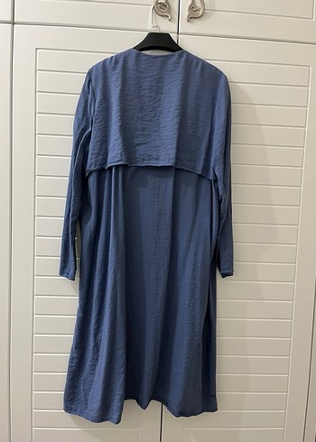 Hanzade marka mavi hırka - Görsel 5