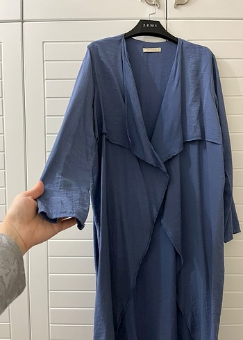 Hanzade marka mavi hırka - Görsel 4