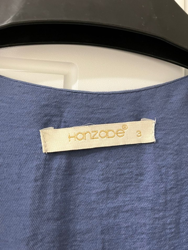 Hanzade marka mavi hırka - Görsel 3