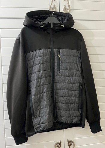 Mavi jeans sweat mont - Görsel 2