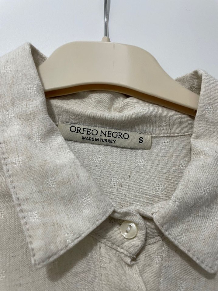 İnce keten gömlek - Görsel 4