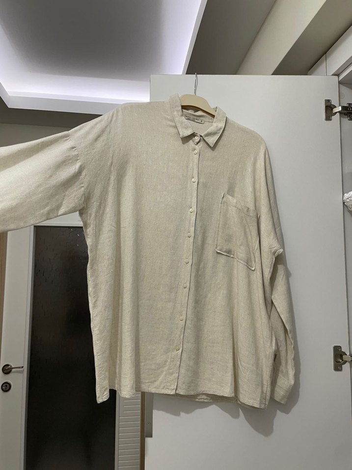 İnce keten gömlek - Görsel 3