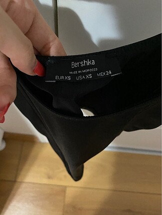 xs Beden Bershka Korse Model Crop