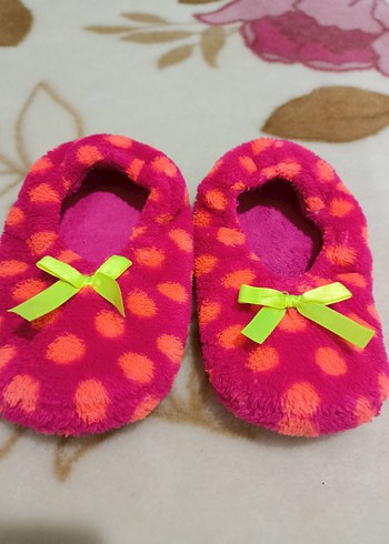 Renkli Kız Çocuk Ev Terliği - Görsel 9