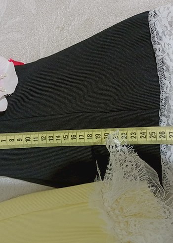 Çiçekli ve Dantelli Renkli Kız Etekleri - Görsel 9