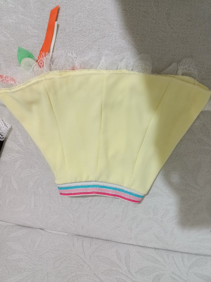 Çiçekli ve Dantelli Renkli Kız Etekleri - Görsel 5