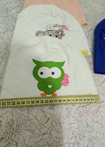 Renkli Baskılı Çocuk Bere Seti - Görsel 6