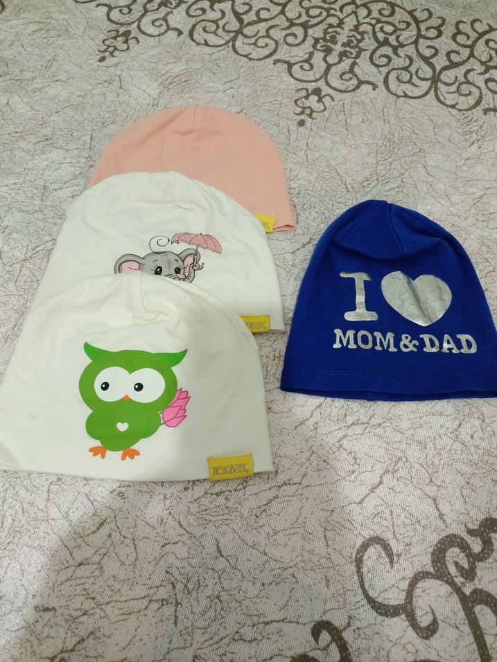 Renkli Baskılı Çocuk Bere Seti - Görsel 2