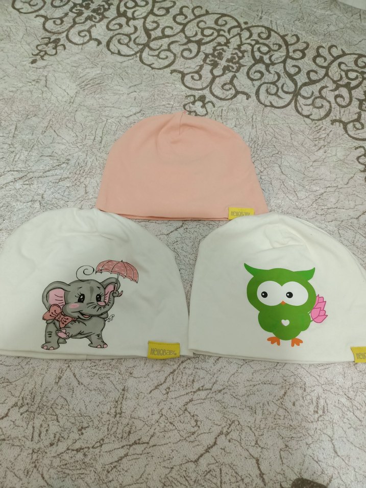 Renkli Baskılı Çocuk Bere Seti - Görsel 4