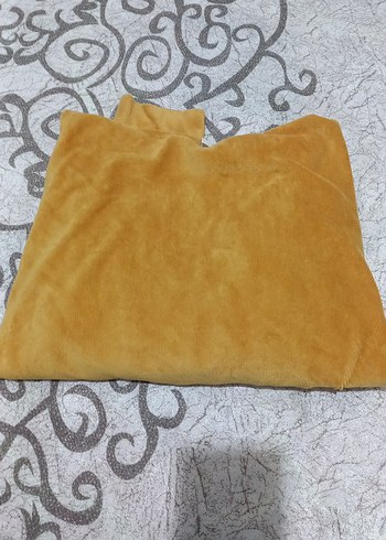 Sarı Kapüşonlu Kadın Sweatshirt - Görsel 7