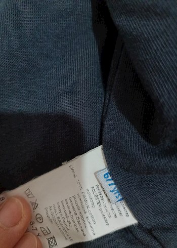 6 Yaş Beden Gri Erkek Çocuk Fermuarlı Sweatshirt
