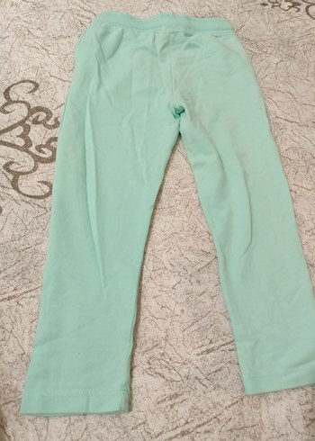 Kız Çocuk Turkuaz Rahat Kesim Pantolon - Görsel 2