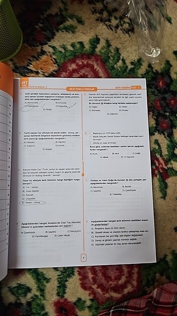  Ayt tarih soru bankasi