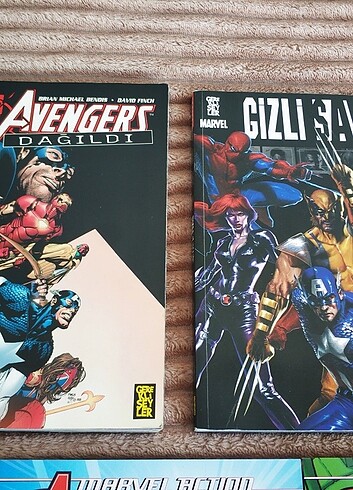 AVENGERS SERİSİ KİTAPLAR. 2+5 KİTAP