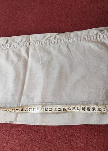 ADL Gri Regular Fit Kadın Keten Pantolon - Görsel 5