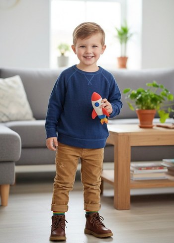 H&M 4-6 yaş bluz - Görsel 2