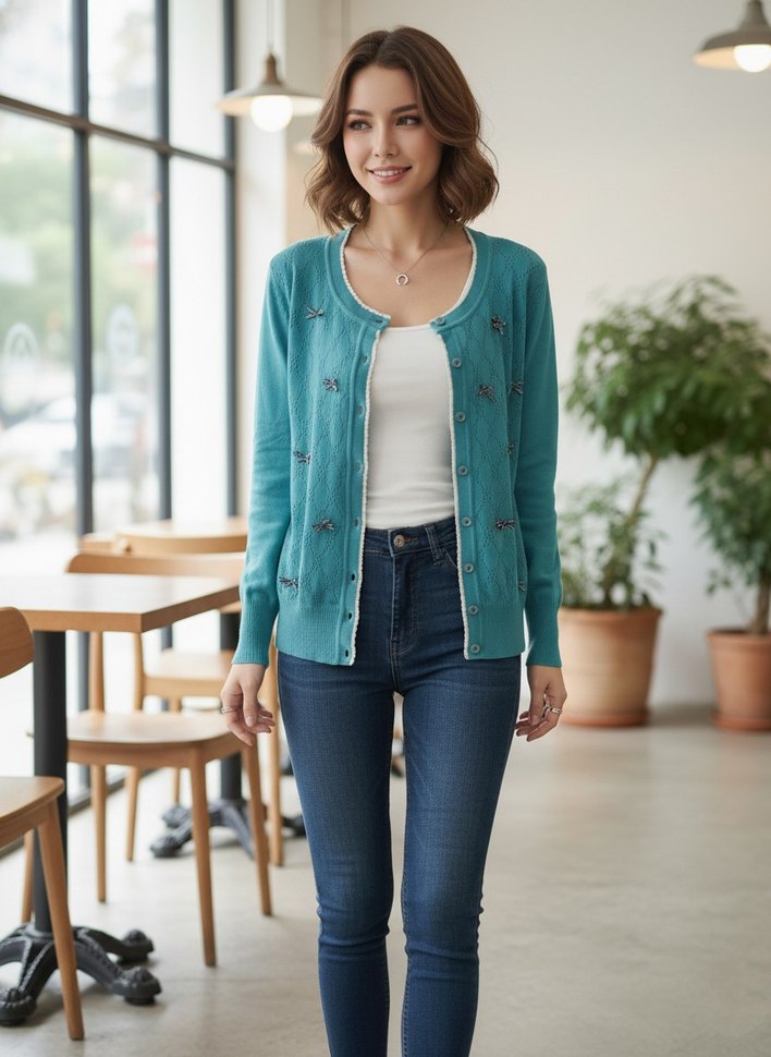 40 beden hırka - Görsel 2