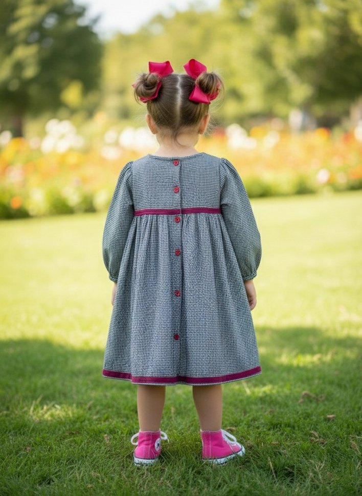 3 yaş özel dikim elbise - Görsel 2