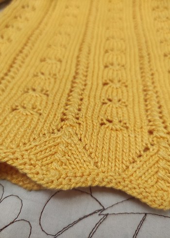 3-6 yaş el örgüsü hırka - Görsel 9