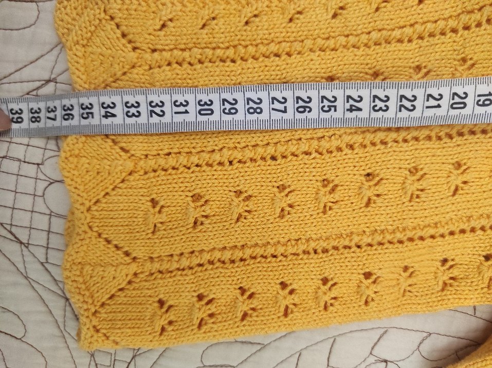 3-6 yaş el örgüsü hırka - Görsel 5