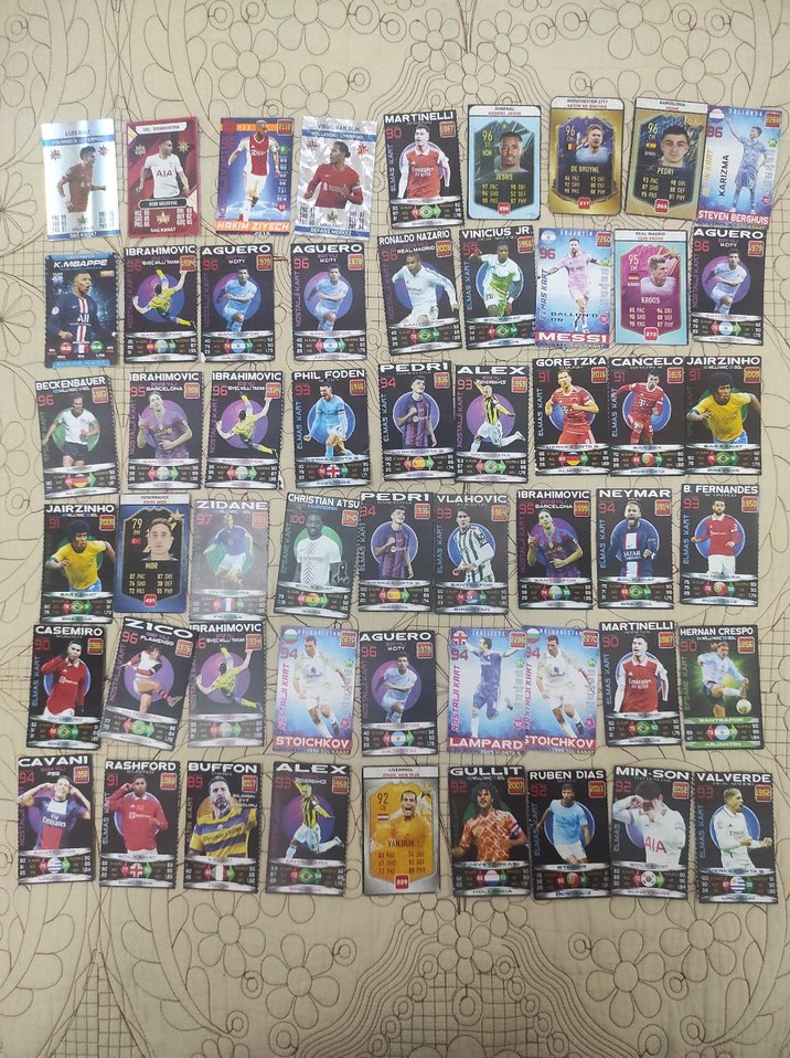 Futbolcu kartları. - Görsel 3