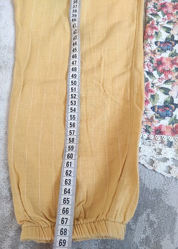 Çiçek Desenli Kız Tişörtü Dantel Detaylı - Görsel 7