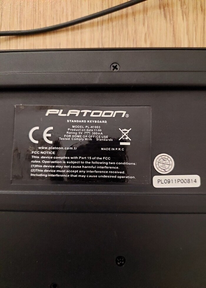 Platoon bilgisayar klavyesi - Görsel 3