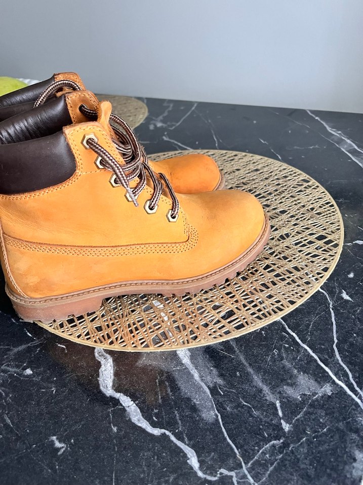 Kadın Kahverengi Süet Dolgu  Bağcıklı Bot erkekler içinde uygund - Görsel 2