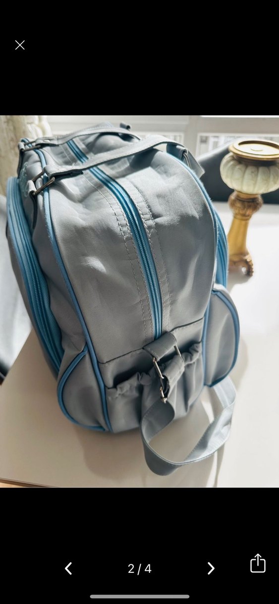 Elite Gri Baskılı Bebek Çantası - Görsel 2