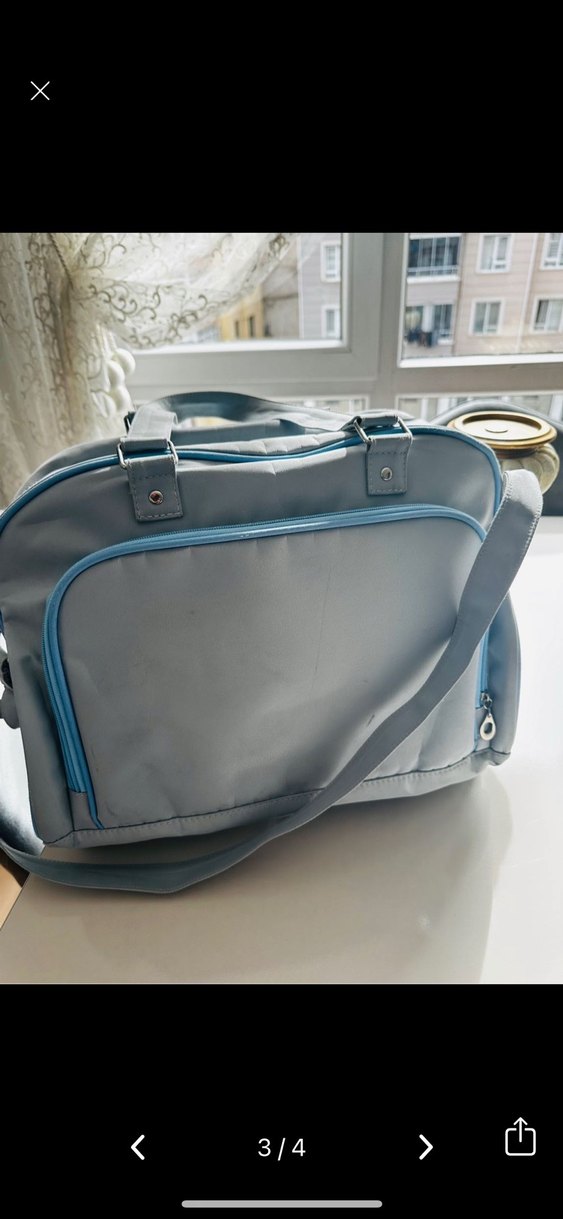 Elite Gri Baskılı Bebek Çantası - Görsel 3