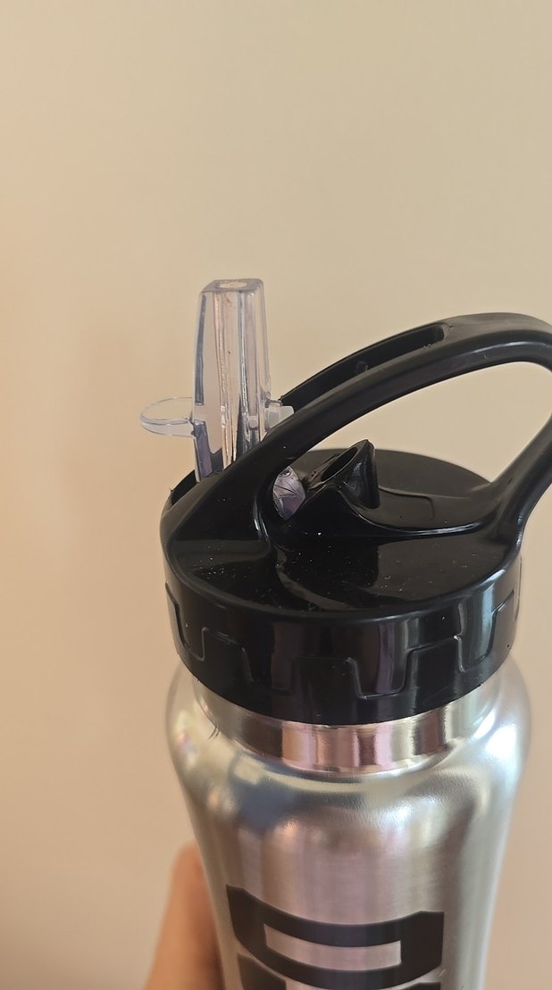 Gri Paslanmaz Çelik Su Şişesi - Görsel 3