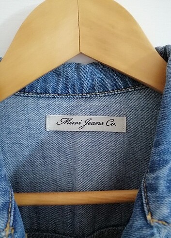 s Beden Mavi jeans bayan kot yelek S beden