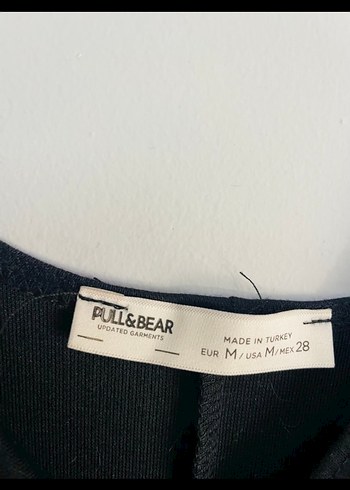 Siyah Mini Sade Elbise - Görsel 3