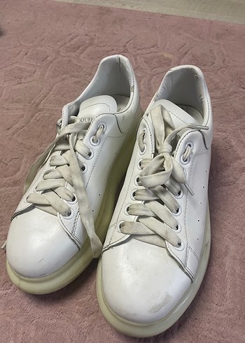 Alexander McQueen Minimal Beyaz Sneaker
